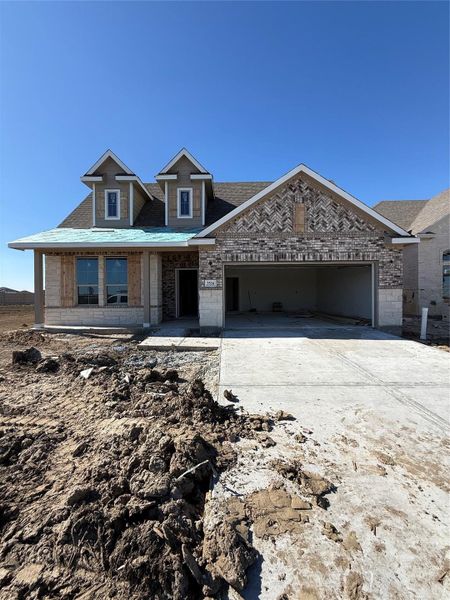 In-progress construction of a new home in River Ranch Meadows, Dayton, TX (Image 3).