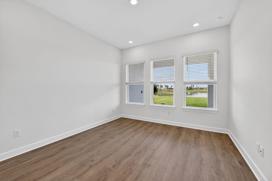Representative unfurnished interior of a home built from the Sereno by Taylor Morrison in Esplanade by the Islands, Naples (Image 10).