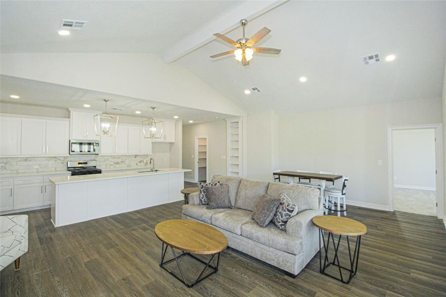 Furnished interior view inside a new home in , Livingston (Image 5).