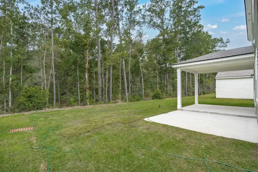 Exterior details and patio area of a home in Bradford Pointe, Summerville (Image 21).