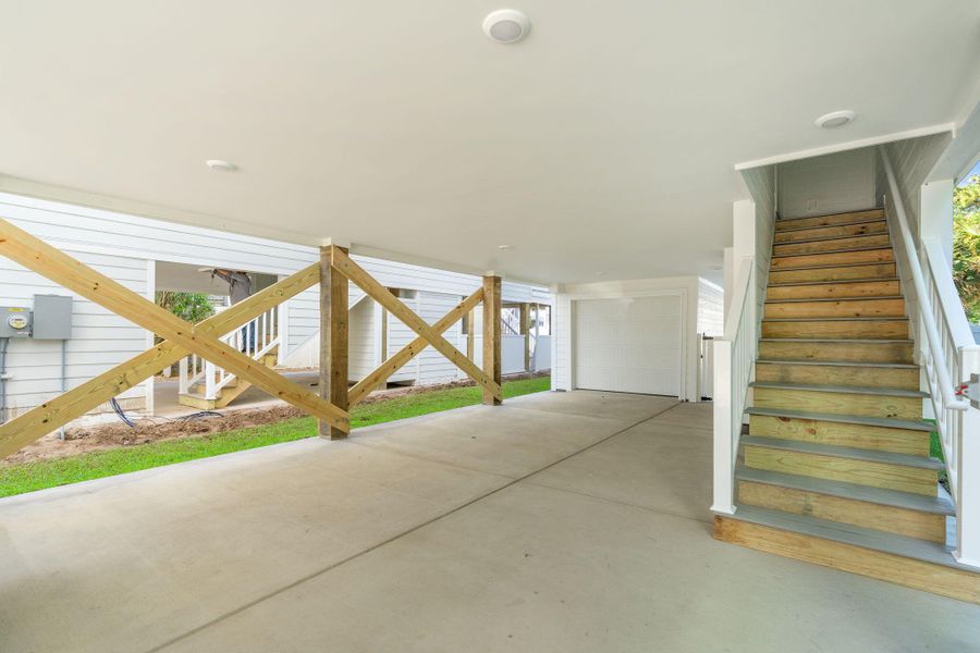 Exterior details and patio area of a home in , Surfside Beach (Image 24).