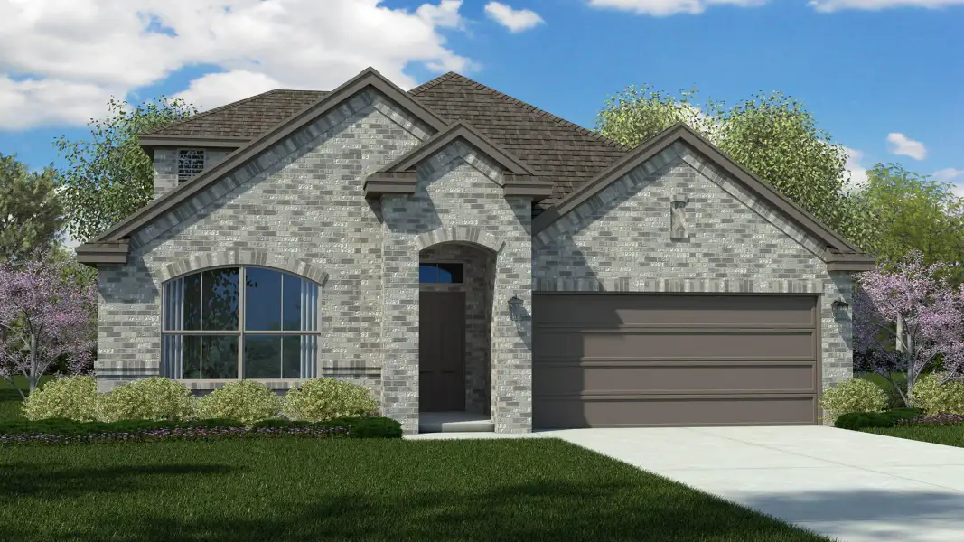 Representative exterior photo of a completed home built from the Santa Fe by D.R. Horton in Northstar West, Fort Worth, TX (Image 2).