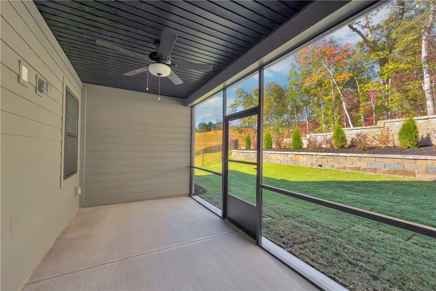 Screened porch