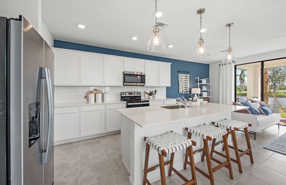 Furnished interior view inside a new home in Sawgrass at Coral Lakes, Cape Coral (Image 5).