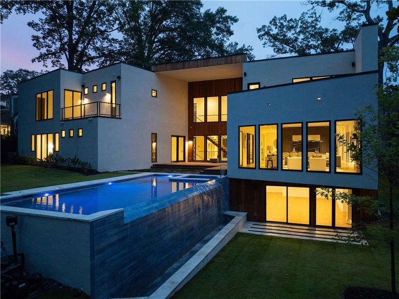 Exterior details and patio area of a home in , Atlanta (Image 34).