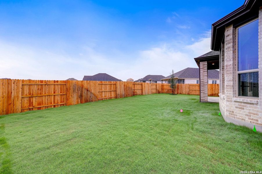 Exterior details and patio area of a home in Homestead, Schertz (Image 3). Exterior details and patio area of a home in Homestead, Schertz (Image 3).
