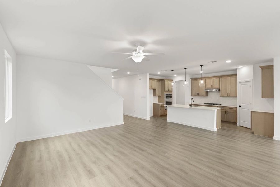 Open Kitchen-Living Room Representative Photo featuring the Artisan Collection
