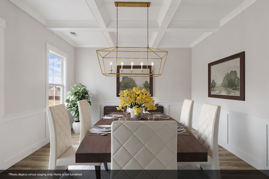 Furnished interior view inside a new home in Suter Estates, Easley (Image 11).