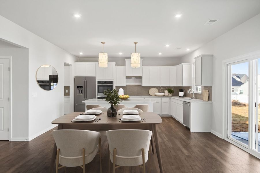Representative furnished interior of a home built from the The Shiloh II by Stanley Martin Homes in Clairmont, Charlotte (Image 15).