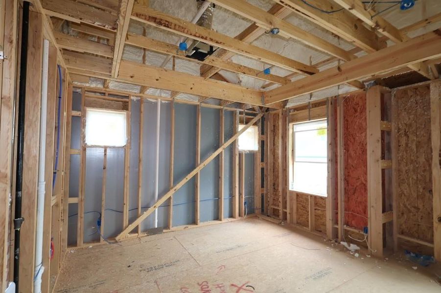 In-progress construction of a new home in Two Step Farm 42', Montgomery, TX (Image 8).