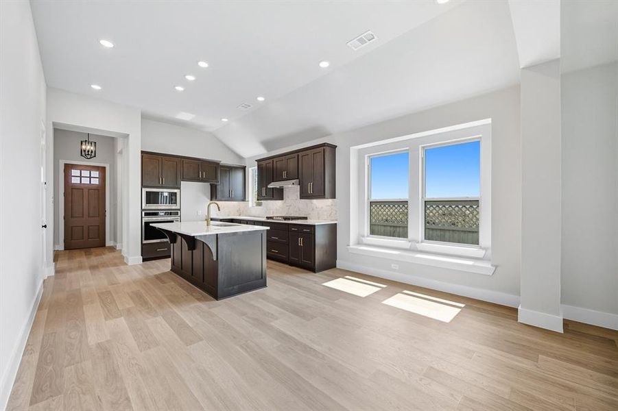 Furnished interior view inside a new home in Pecan Square: 40ft. lots, Northlake (Image 9). Furnished interior view inside a new home in Pecan Square: 40ft. lots, Northlake (Image 9).