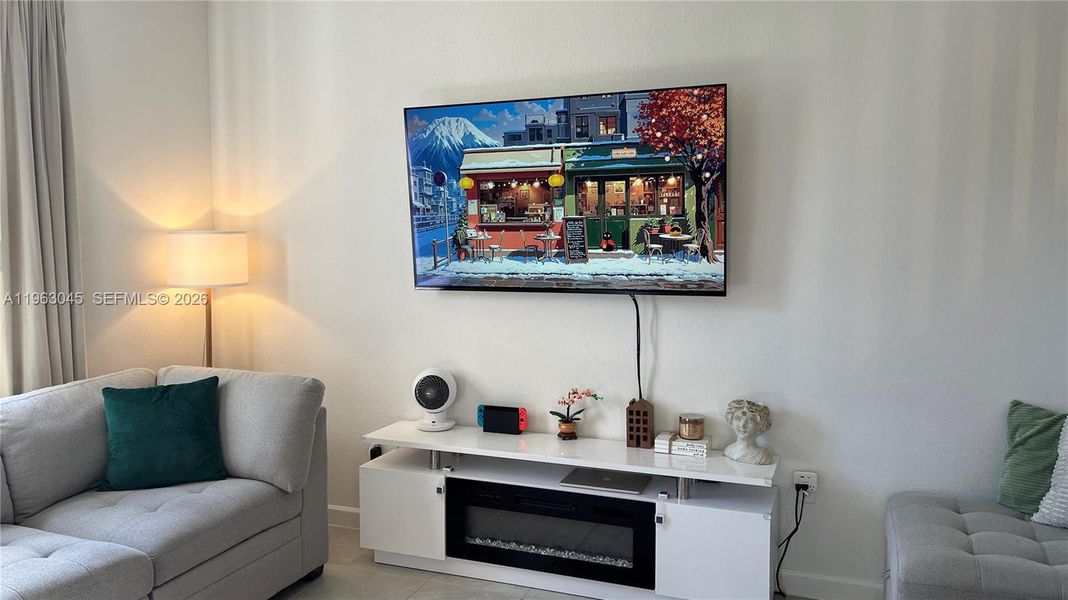 Furnished interior view inside a new home in , Miami (Image 9). Furnished interior view inside a new home in , Miami (Image 9).