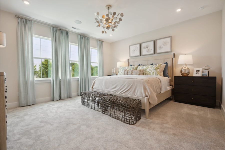 Representative furnished interior of a home built from the Boyd by Tri Pointe Homes in Seven Oaks, Belmont (Image 36).