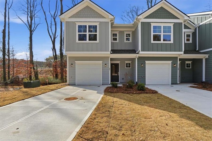 Front exterior of a new home in , Lavonia, GA, highlighting curb appeal (Image 17).