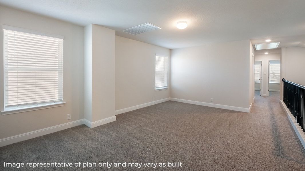 Representative unfurnished interior of a home built from the The Caspian by D.R. Horton in Steele Creek, Cibolo (Image 20).