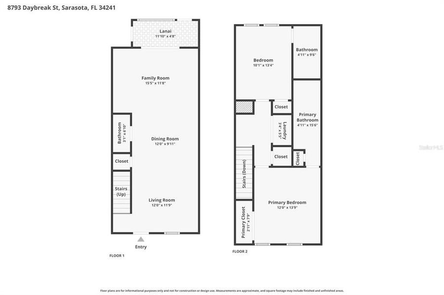 2D floor plan layout of this home in , Sarasota, FL (Image 6). 2D floor plan layout of this home in , Sarasota, FL (Image 6).