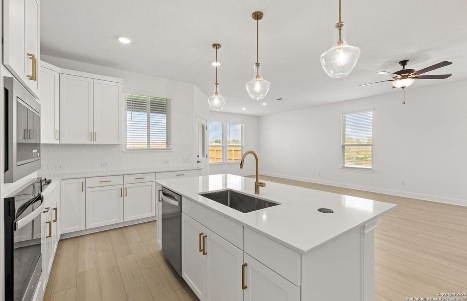 Furnished interior view inside a new home in Dove Song, Marion (Image 5).