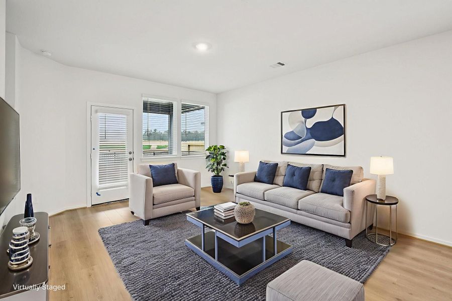 Furnished interior view inside a new home in Riviera Pines - Traditional Series, Huffman (Image 9).