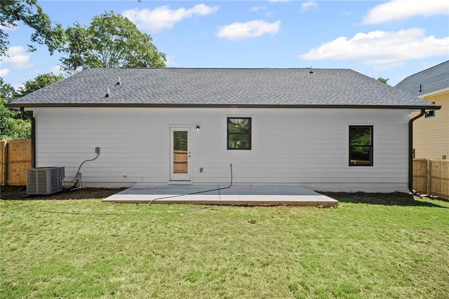 Exterior details and patio area of a home in , Canton (Image 3).