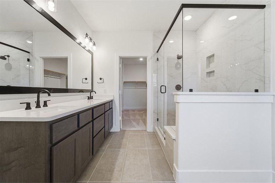 Furnished interior view inside a new home in Craig Ranch, McKinney (Image 5).