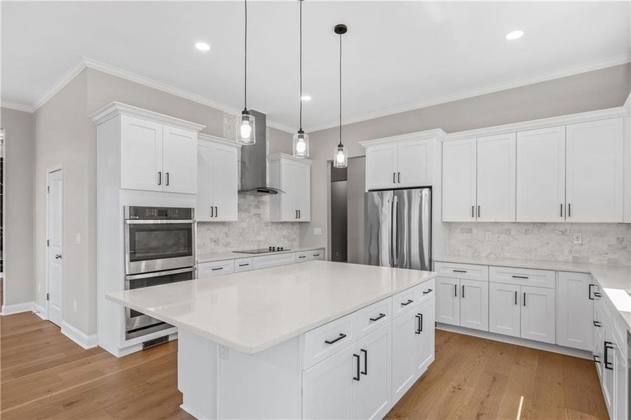 Furnished interior view inside a new home in , Atlanta (Image 10).