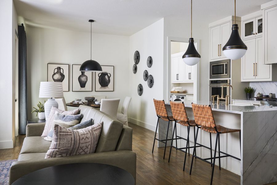 Furnished interior view inside a new home in Fields - 40' Lots, Frisco (Image 13).