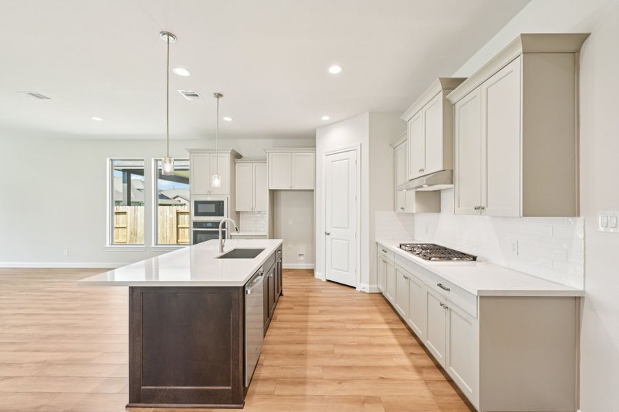 Furnished interior view inside a new home in Marvida, Cypress (Image 5).