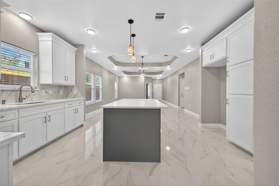 Furnished interior view inside a new home in , Houston (Image 3).