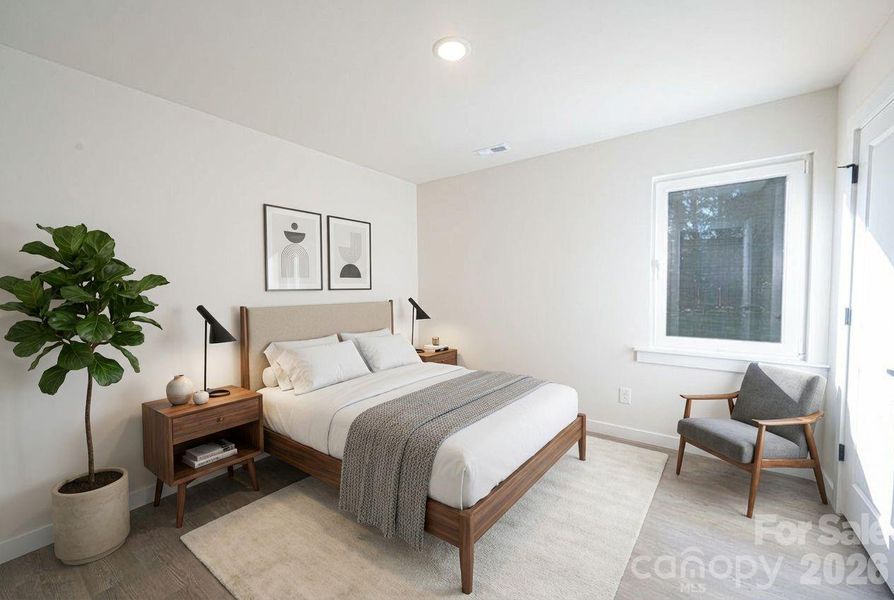 Furnished interior view inside a new home in , Statesville (Image 9).