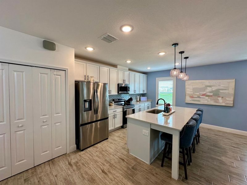 Furnished interior view inside a new home in , Port St. Lucie (Image 45).