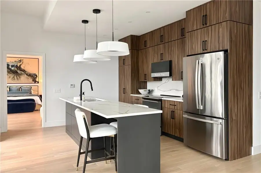 Furnished interior view inside a new home in , Atlanta (Image 3).