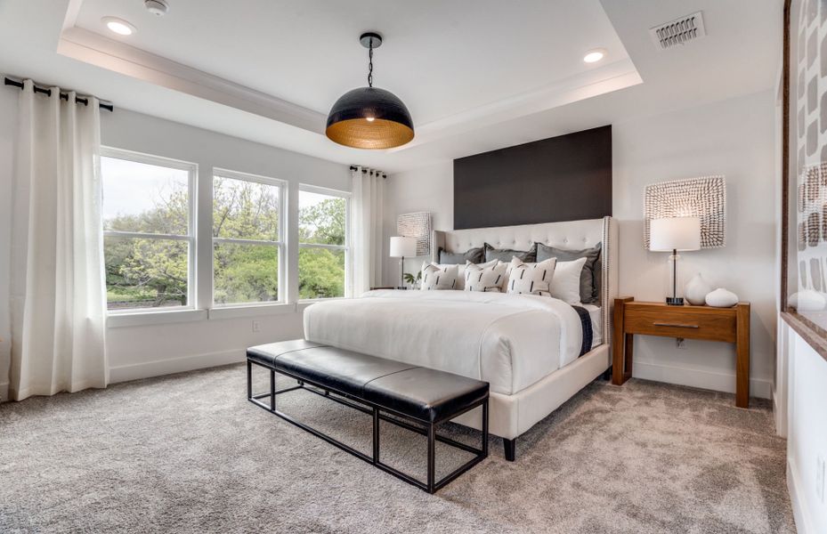 Owner's Suite with Tray Ceiling