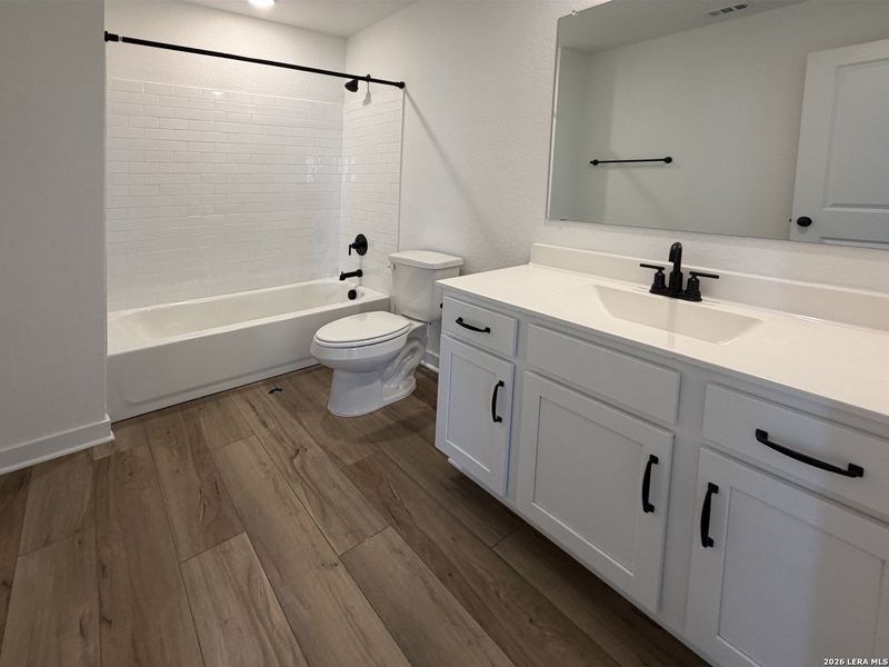 Furnished interior view inside a new home in The Wilder, Adkins (Image 10).