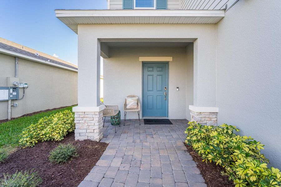 Representative exterior details of a home built from the Maple by Taylor Morrison in Firethorn, Parrish (Image 27).