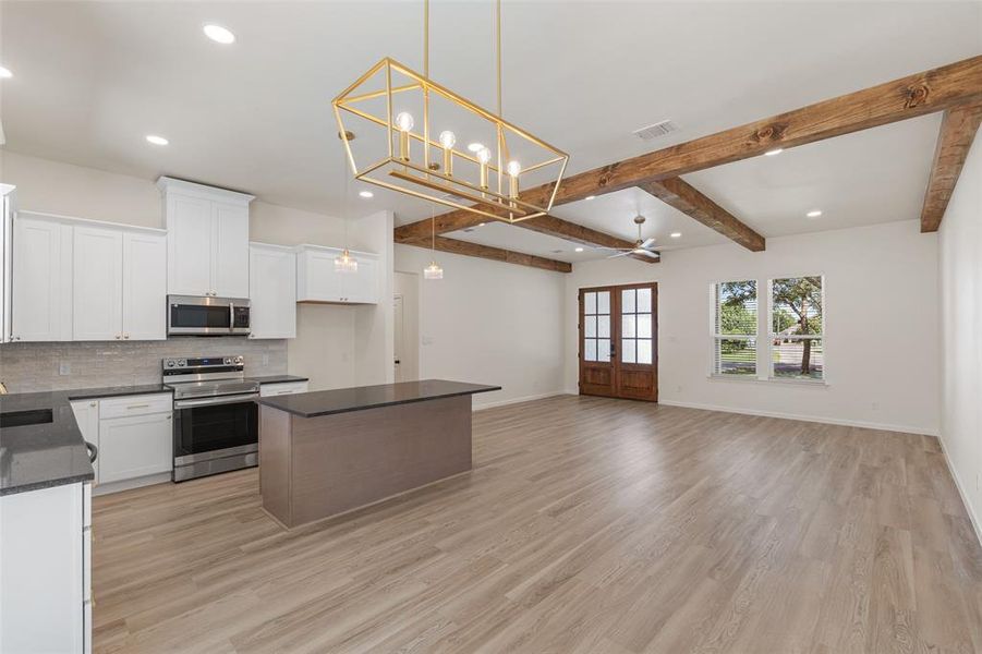 Furnished interior view inside a new home in , Granbury (Image 8). Furnished interior view inside a new home in , Granbury (Image 8).