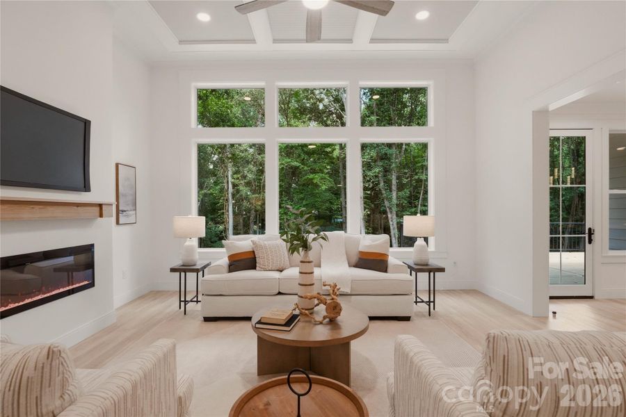Furnished interior view inside a new home in , Monroe (Image 19).