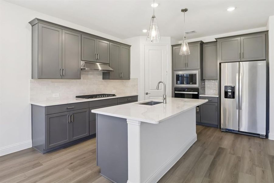 Furnished interior view inside a new home in Ashford Park - Texana Series, Corinth (Image 9).