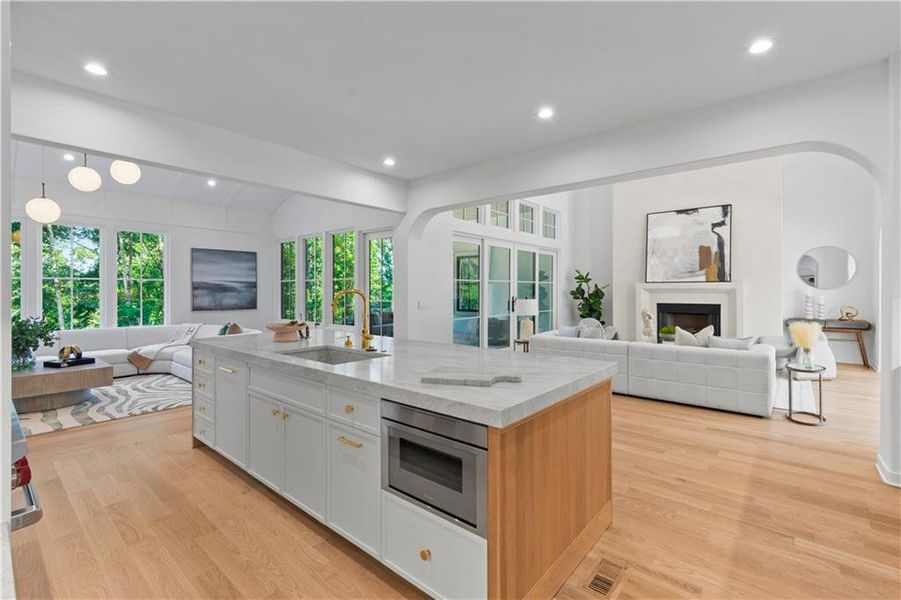Furnished interior view inside a new home in , Alpharetta (Image 18).