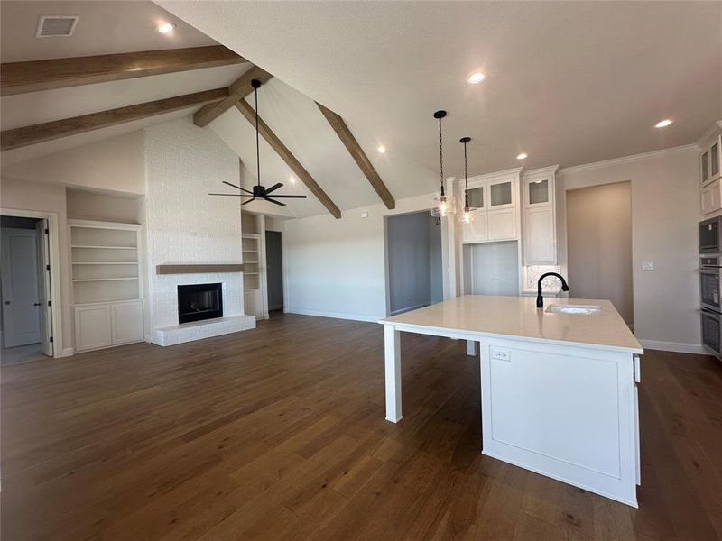 Furnished interior view inside a new home in , Decatur (Image 9).