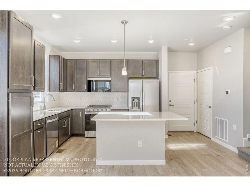 Furnished interior view inside a new home in Baseline, Broomfield (Image 3).