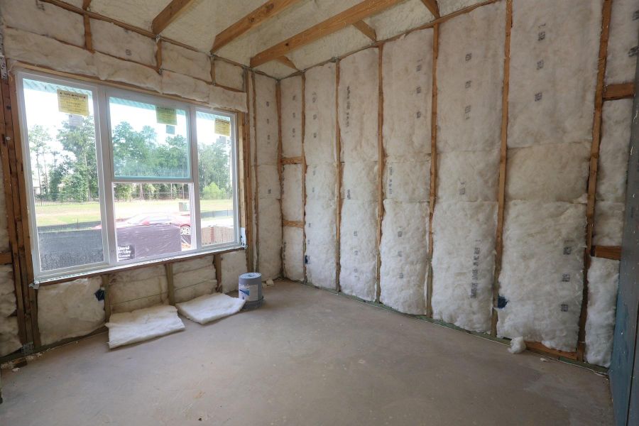 In-progress construction of a new home in The Highlands Encore - Tranquil Collection, Porter, TX (Image 6).