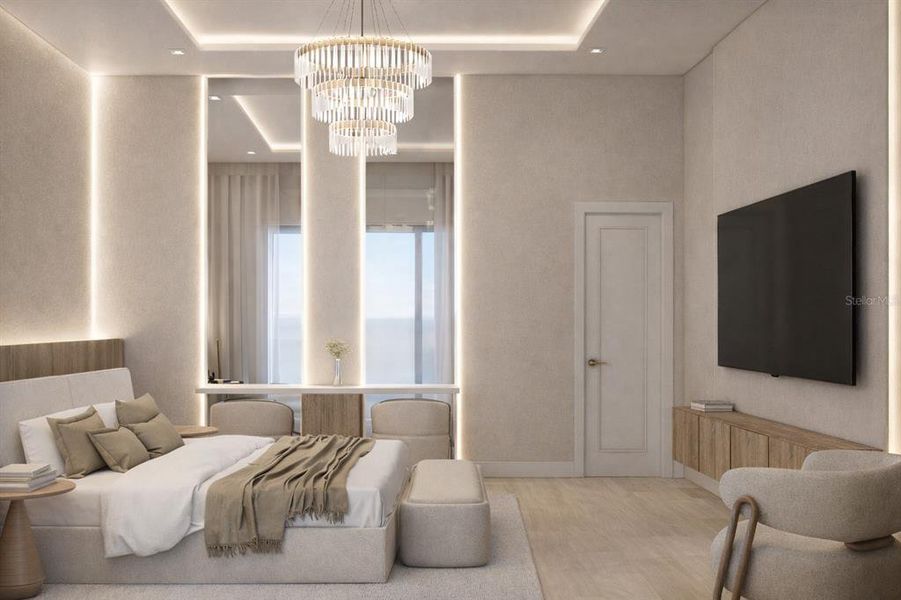 Furnished interior view inside a new home in , Orlando (Image 11).