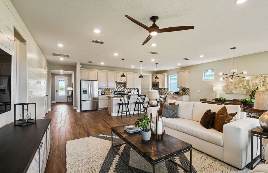 Representative furnished interior of a home built from the Palmary by DiVosta in Talon Preserve on Palmer Ranch, Nokomis (Image 38).