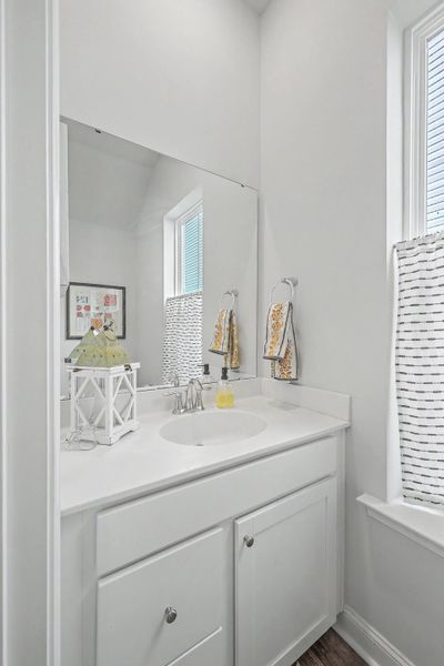 Furnished interior view inside a new home in Limehouse Village: Row Collection, Summerville (Image 40).