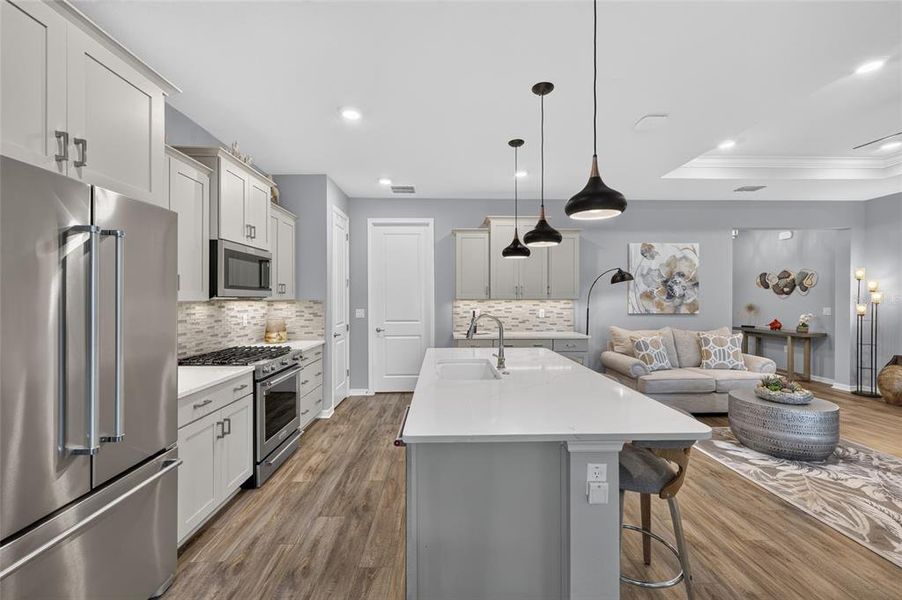 Furnished interior view inside a new home in , Ocala (Image 17).