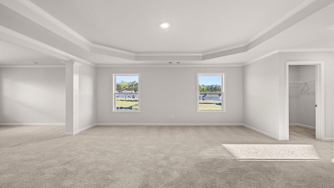 Representative unfurnished interior of a home built from the GRAYSON by D.R. Horton in Hamptons at Riverwood East, Dallas (Image 25). Representative unfurnished interior of a home built from the GRAYSON by D.R. Horton in Hamptons at Riverwood East, Dallas (Image 25).