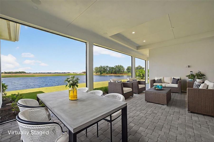 Exterior details and patio area of a home in , Sarasota (Image 26).