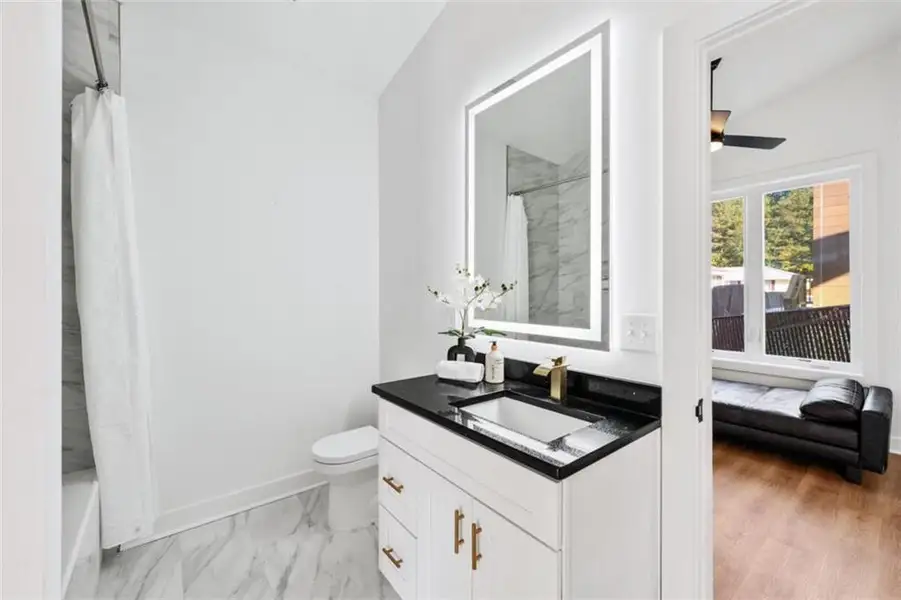 Furnished interior view inside a new home in , Union City (Image 15). Furnished interior view inside a new home in , Union City (Image 15).