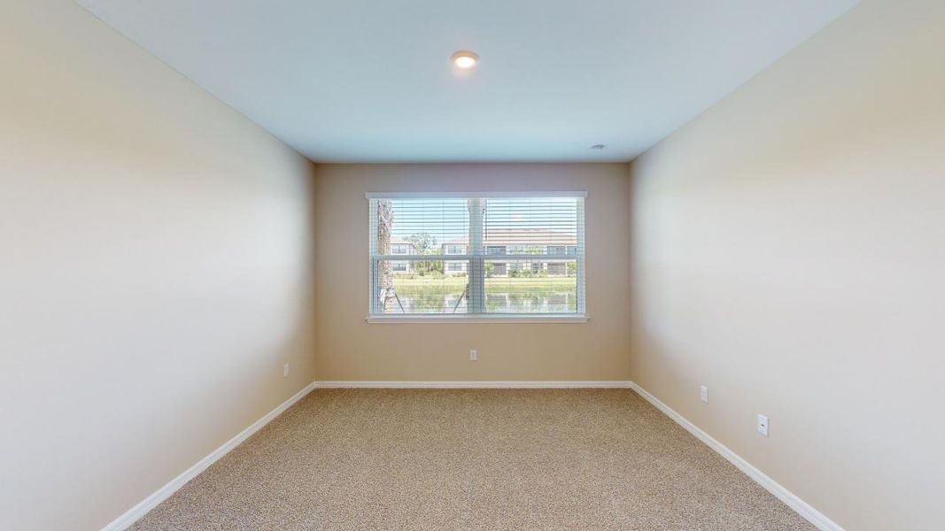 Representative unfurnished interior of a home built from the Caserta VII by Taylor Morrison in Esplanade at Rivergrass Condos, Naples (Image 6).