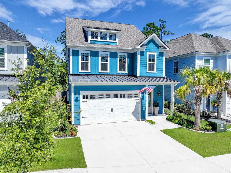 Front exterior of a new home in Wando Village, Charleston, SC, highlighting curb appeal (Image 26).